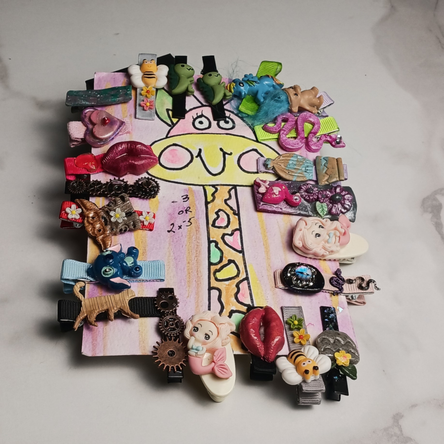Barrettes by Colide.O.Scope Designs