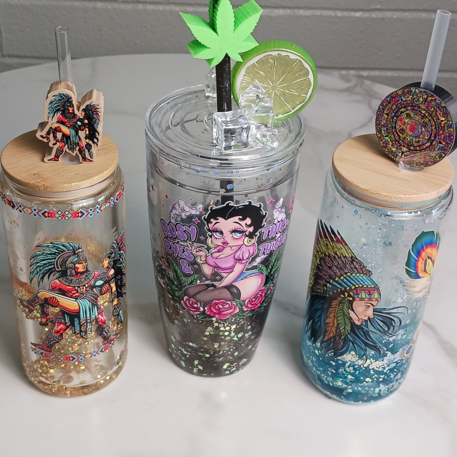 Snow Globe Cups by Colide.O.Scope Designs